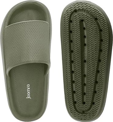 Joomra Shower Slippers for Men Massage Foam Pillow House Shower