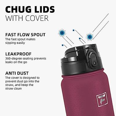 Farsea Insulated Water Bottle With Paracord Handle, Protective Silicone  Boot and 2 Lids (Straw Lid & Spout Lid), Stainless Steel Water Bottle Wide  Mouth, Double Wall Sweat-Proof BPA-Free, 18 oz 18 oz