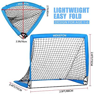 Portable Folding Soccer Net Goal Set With Carrying Bag Ideal For