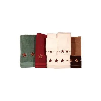 HiEnd Accents Del Sol Embroidered Towel Set Cream