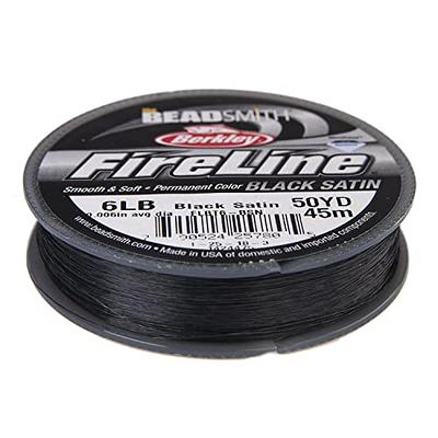 The Beadsmith Fireline by Berkley Micro-Fused Braided Thread 6lb