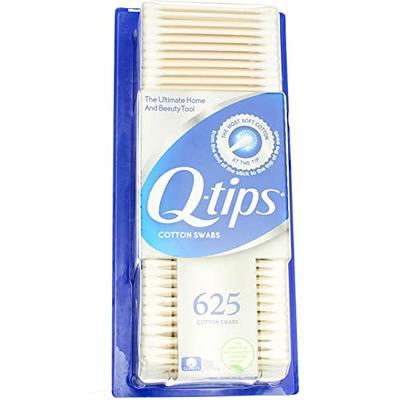 Q Tips Cotton Swabs, 375 ct and Travel Holder Case for A Purse