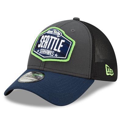 Men's New Era Stone/College Navy Seattle Seahawks 2023 NFL Draft Low Profile 59FIFTY Fitted Hat