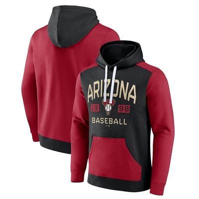 Men's Fanatics Branded Navy/Red Atlanta Braves Chip In Pullover