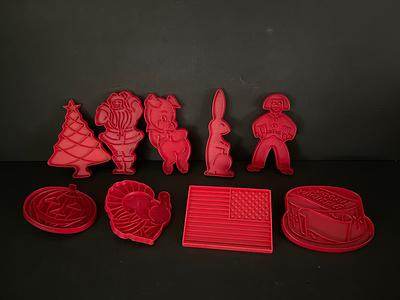 Vintage Tupperware Red Cookie Cutters - Yahoo Shopping