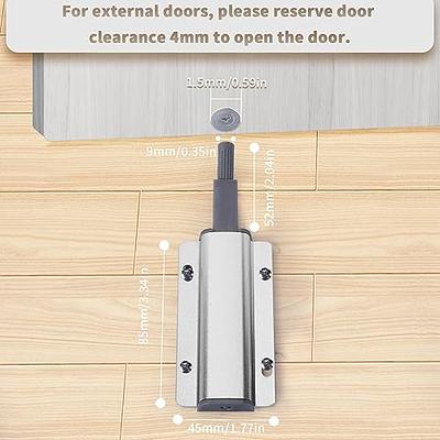 ELYUAN 4 Pack Magnetic Push Latches Push to Open Door Latch Cabinet  Hardware Metal Magnet Heavy Duty Touch Push Release Lock for Cabinet Drawer  Closet Wardrobe Kitchen Hidden Door Silver - Yahoo Shopping