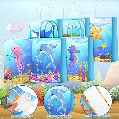 Outus 24 Pcs Sea Party Favors Bags Animal Sea Ocean Party Favor