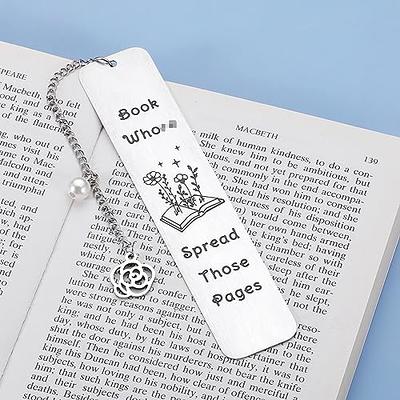 Gift for Women, Bookmark for Book Lover Bookish Bookworm Nerd