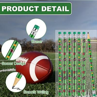 32 Pieces Sport Pencils for Kids Soccer Baseball Football Basketball  Pencils with Ball Eraser Wooden Pencils for School Stationery Party Reward