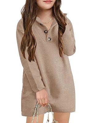 Ezymall Womens Casual Hoodies Pullover Tops Khaki Long Sleeve Sweatshirts  Aesthetic Clothes for Teen Girls at  Women's Clothing store