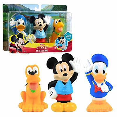 Disney Junior Mickey Mouse Bath Toy Set, Includes Mickey Mouse
