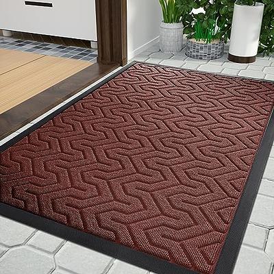 StepLively Door Mat Home Welcome Mats Outdoor and Indoor, Heavy-Duty  Low-Profile Non-Slip Front Welcome Mat for Home Entrance, Outside Entry,  Yard, Floor, Patio (32''x20'', Black) - Yahoo Shopping