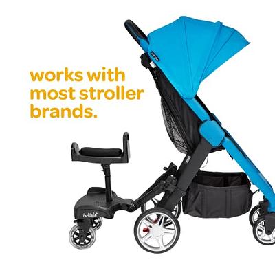 Lascal BuggyBoard Mini Universal Stroller Board, Fits 90% of Strollers  Including UPPAbaby, Baby Jogger, Bugaboo, Stroller Attachment for Toddler  to