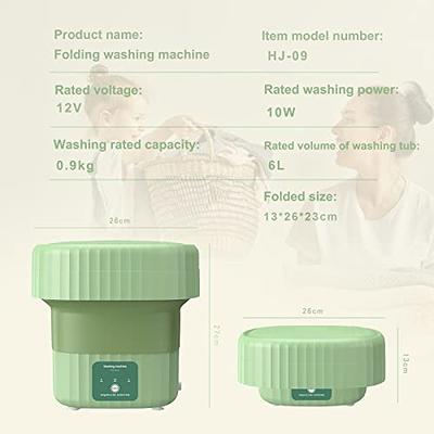 Mini Washing Machine, 8L 10W Portable Foldable Laundry Basket 3