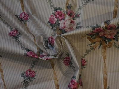 7/8 Diagonal Weave Fabric Ribbon: Beige