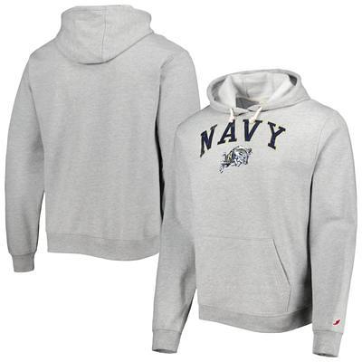 Men's Detroit Tigers Nike Navy/Gray Heritage Tri-Blend Pullover Hoodie