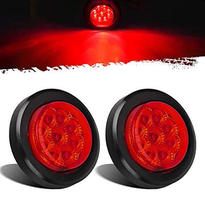 Partsam 2Pcs 2 Inch Round Led Side Marker, 2