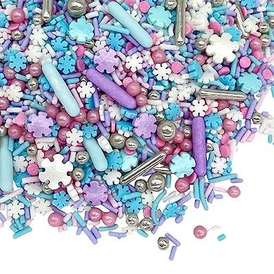 Heart Sprinkles Light Blue Pearl Hearts Edible Confetti 