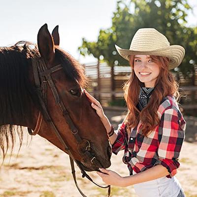 Western Hat Unisex Adult Felt Hats for Outdoor Costumes Accessories Red