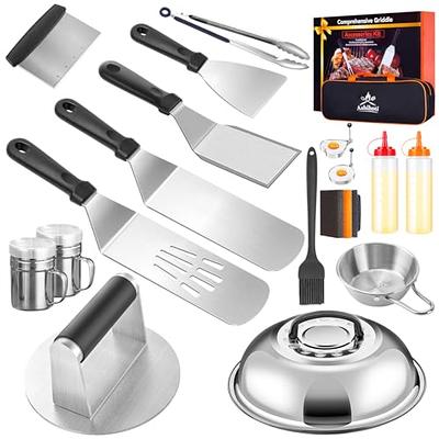 21PCS Complete BBQ Utensils Set with Aluminum Case - Enlarged