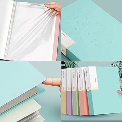 60 Pocket Presentation Book with Clear Sleeves 2 Pcs Binder with Plastic  Sleeves A4 Biupky Portfolio Book Folder with Sheet Protectors Display 120
