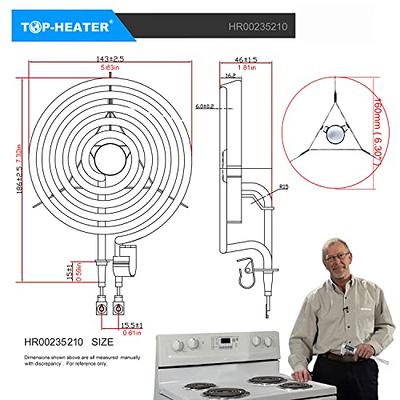 WB30X359 Electric Stove Burners Replacement, TOP-HEATER 235210 6 Electric  Range Burner Element Unit Set For GE Hotpoint RCA, Match WB30X348 Range  Stove Top Surface Element Burner, 2Pack… - Yahoo Shopping