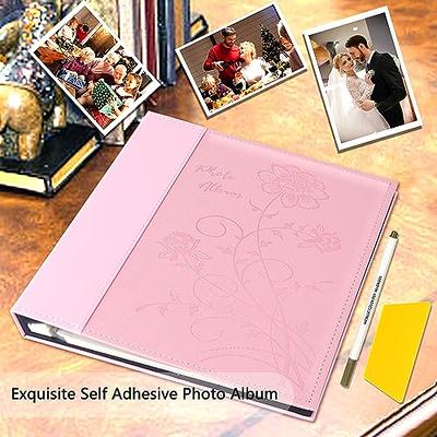 Large Photo Album Self Adhesive Scrapbook Magnetic Album for 3X5