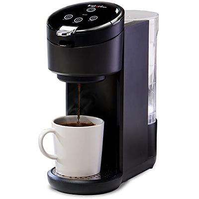 Bella 15 oz. Dual Brew Single Serve Coffee Maker with Auto Shutoff - Matte Red