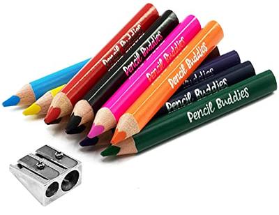 Rainbow Pencils Black Wood – Stubby Pencil Studio