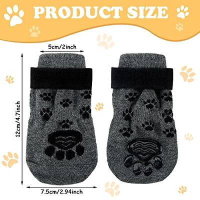  Kuoser Dog Socks for Large Dogs, Double Side Non Slip