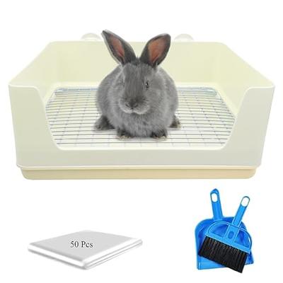 8 Pcs Small Kitten Litter Box Rabbit Litter Pan Mini Open Cat Litter Box  Low Entry