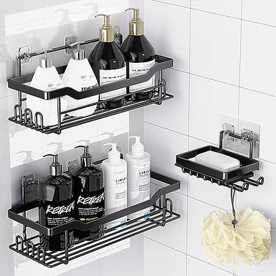  Kerisgo Corner Shower Caddy, 3 Pack Adhesive Bathroom