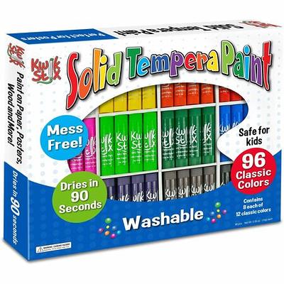 RoseArt Washable Sidewalk Chalk Paint, Big Super Set with 8 Colors & 2 Foam  Brushes