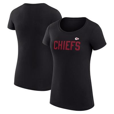 Men's Majestic Black Kansas City Chiefs V Tie-Dye T-Shirt