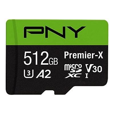  SanDisk 512GB Extreme microSDXC UHS-I Memory Card with Adapter  - Up to 190MB/s, C10, U3, V30, 4K, 5K, A2, Micro SD Card -  SDSQXAV-512G-GN6MA : Electronics