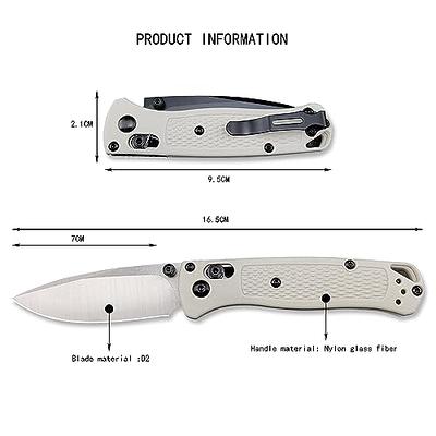  HUAAO Mini Cleaver Knife EDC Small Fixed Blade Knife