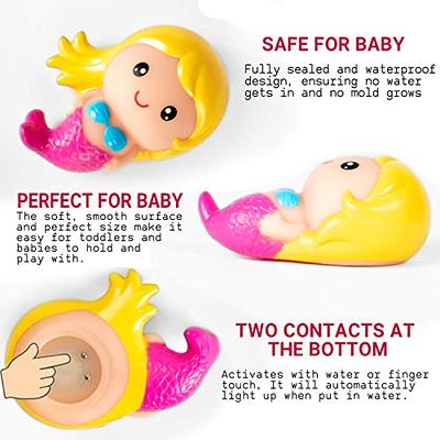 Shark Grabber Baby Bath Toys Include 4 Fish Bath Toys for Boys