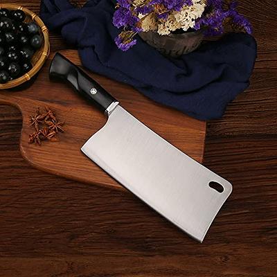 TUO Boning Knife 7 inch - Fillet Knife Flexible Kitchen Knife German HC Steel with Pakkawood Handle - Falcon Series with Gift Box