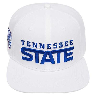 Men's Pro Standard Navy Jackson State Tigers Evergreen Mascot Snapback Hat