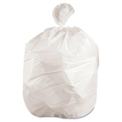 Inteplast Group High-Density Can Liners, Clear, 10 Gallon - 1000 count