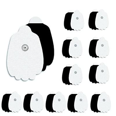 LotFancy 10 Pcs TENS Unit Replacement Pads for Omron Large Long Life Pads,  Snap Electrode Pads 