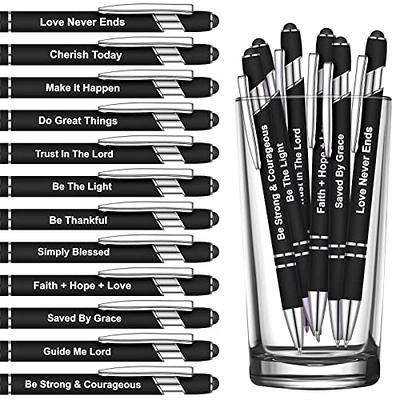 Office Pens Funny Ballpoint Pens Motivational Pens Quotes Pen Vibrant Pens  Black Ink 5Pcs - AliExpress