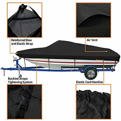 iCOVER Trailerable Boat Cover- 17'-19' 800D Water Proof Heavy Duty,Fits  V-Hull,Fish&Ski,Pro-Style,Fishing Boat,Utiltiy Boats, Runabout,Bass Boat,up  to 17ft-19ft Long and 96 Wide - Yahoo Shopping