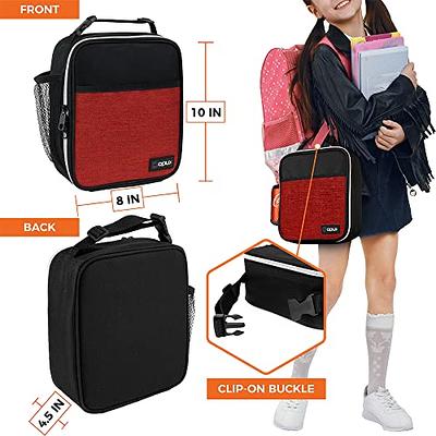 OPUX Premium Insulated Lunch Box, Soft School Lunch Bag for Kids Boys  Girls, Leakproof Small Lunch Pail Men Women Work, Reusable Compact Cooler  Tote
