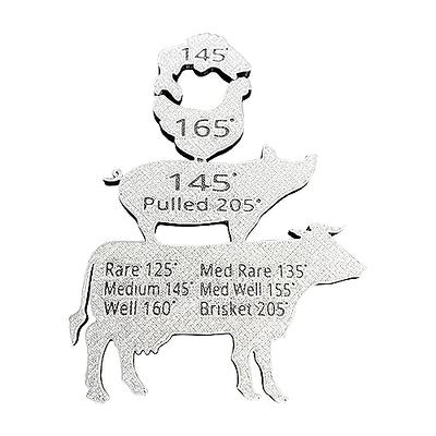  Meat Doneness Chart Magnet - Internal Temperatures for