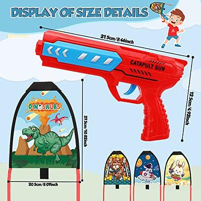 3PCS Kite with Launcher Toy, Kite Launcher with 3 Kites Beach Toy