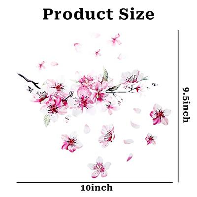 Pink Cherry Flower Car Sticker Auto Bumper Window Vinyl Decal Car