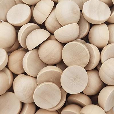 Wooden Balls for Crafts - Unfinished Round Wood Balls 