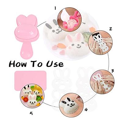 Creative Rice Ball Molds for Kids Sushi Mold Maker DIY Sushi Maker Onigiri  Rice Mold Non Stick Kitchen Sushi Roll Making Tools (Donuts, Triangle)