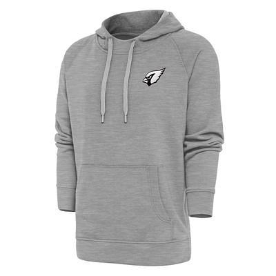 Men's Antigua Heathered Gray St. Louis Cardinals Victory Pullover Hoodie Size: Medium